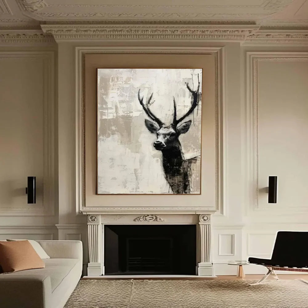 Abstract Animal Canvas Art #DW066