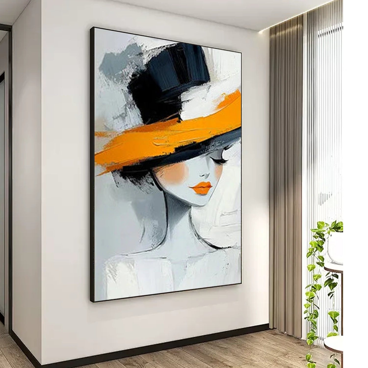 Abstract Portrait Wall Art # LA047