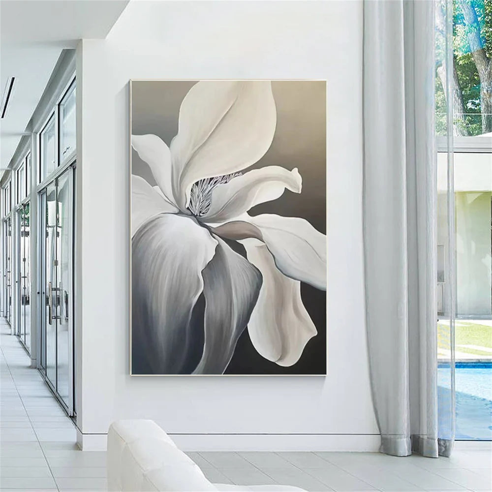 Abstract Flower And Tree Canvas Art #MF013