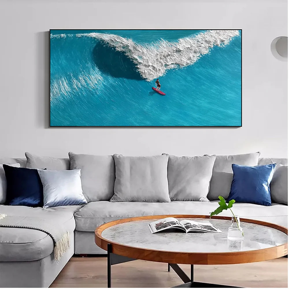 Surfing Sport Canvas Painting #PB021
