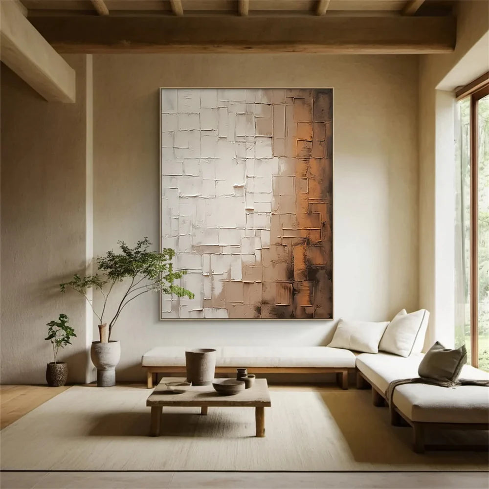 Wabi Sabi Textured Wall Art #VS058