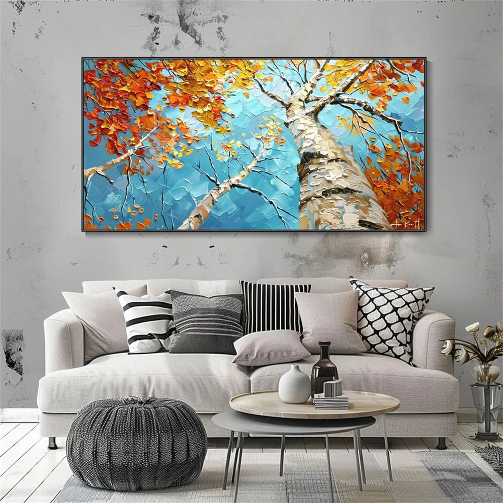 Abstract Flower And Tree Canvas Art #MF037