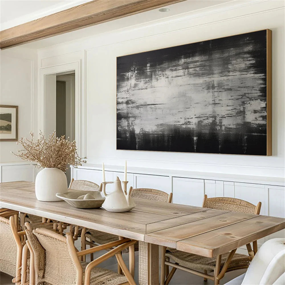 Black and White Minimalist Canvas Art #WZ052