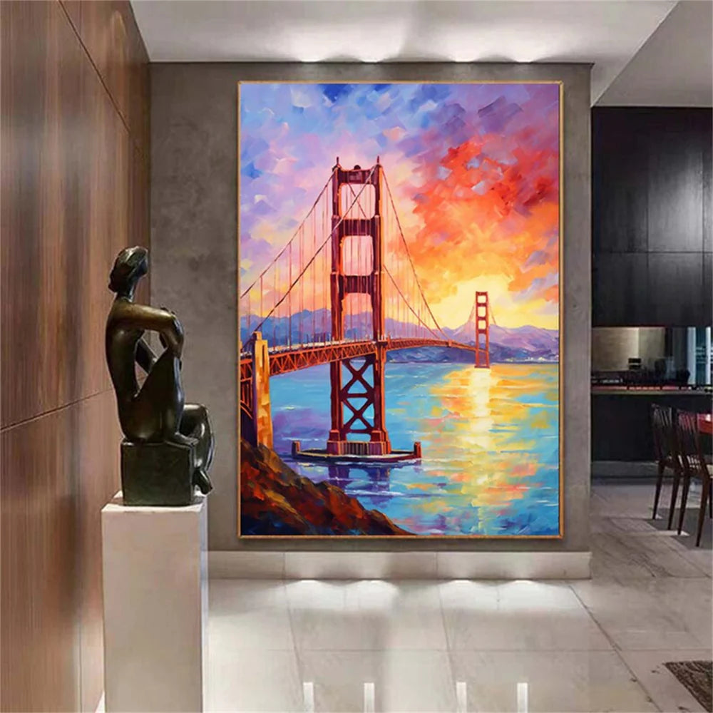 Abstract Urban Landscape Painting #UL007