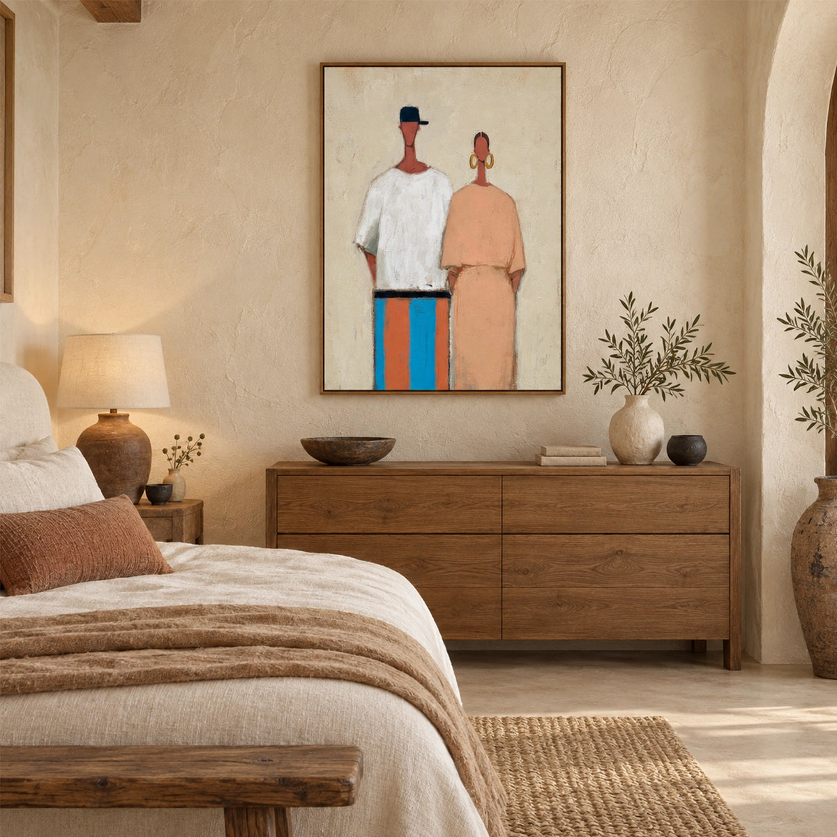 Abstract Portrait Wall Art #LA095