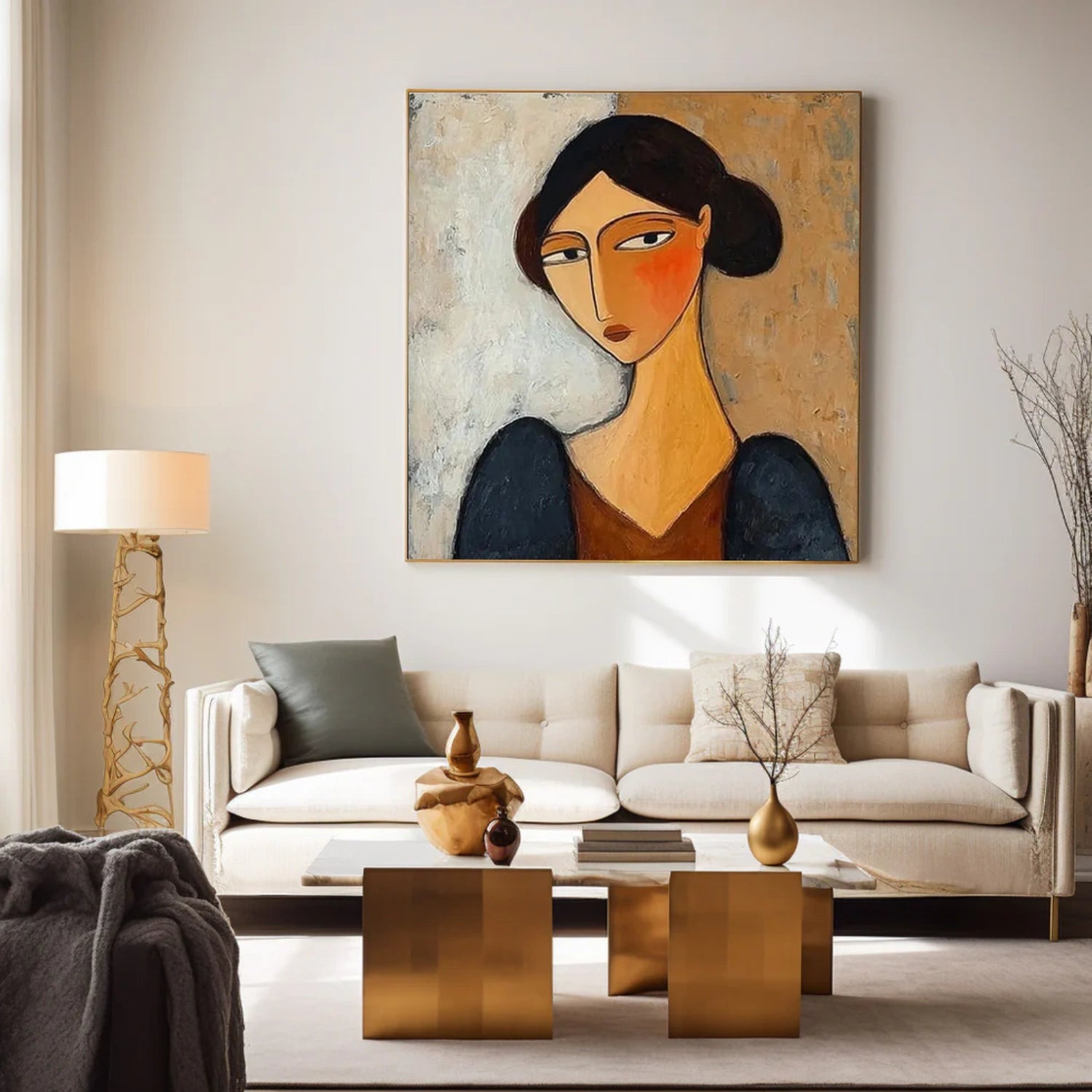 Abstract Portrait Wall Art # LA035