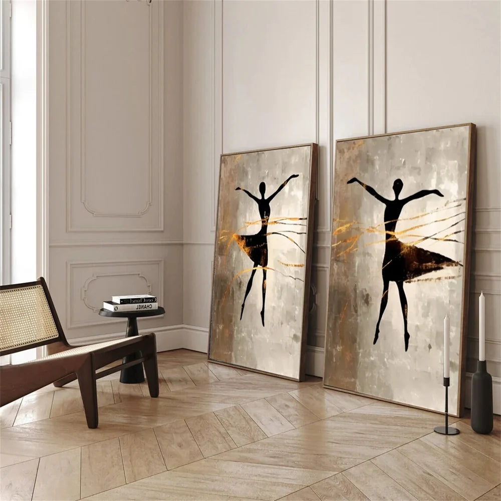 Abstract Portrait Set of 2 Wall Art # LA017