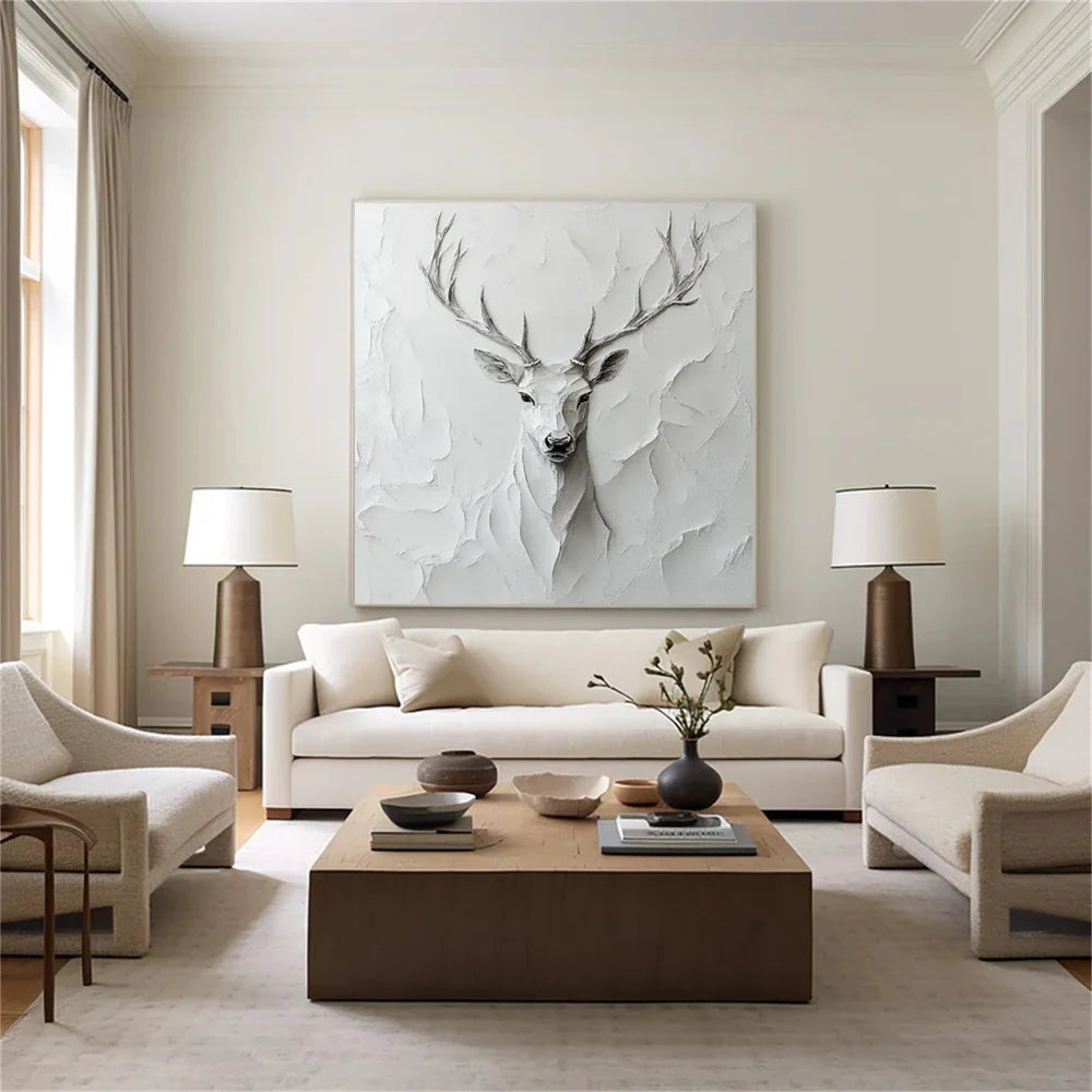 Abstract Animal Textured Canvas Art #DW056