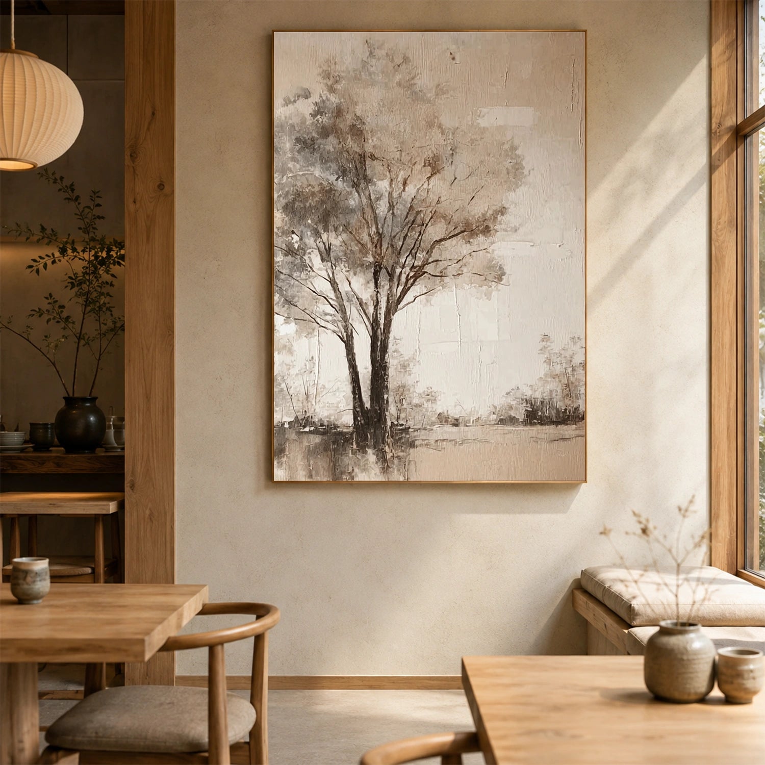 Abstract Tree Canvas Art #MF203