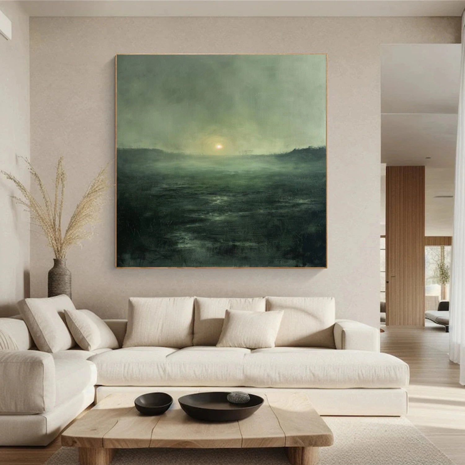 Abstract Mountain Canvas Art #BT041
