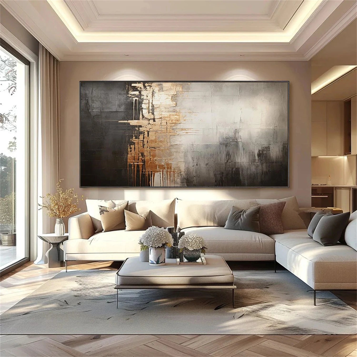 Abstract Textured Wall Art #VA241
