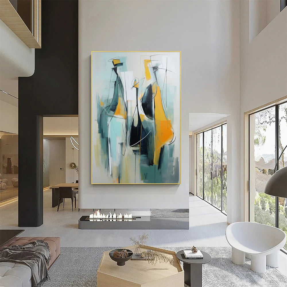 Contemporaty Abstract Minimalist Wall Art #CM006