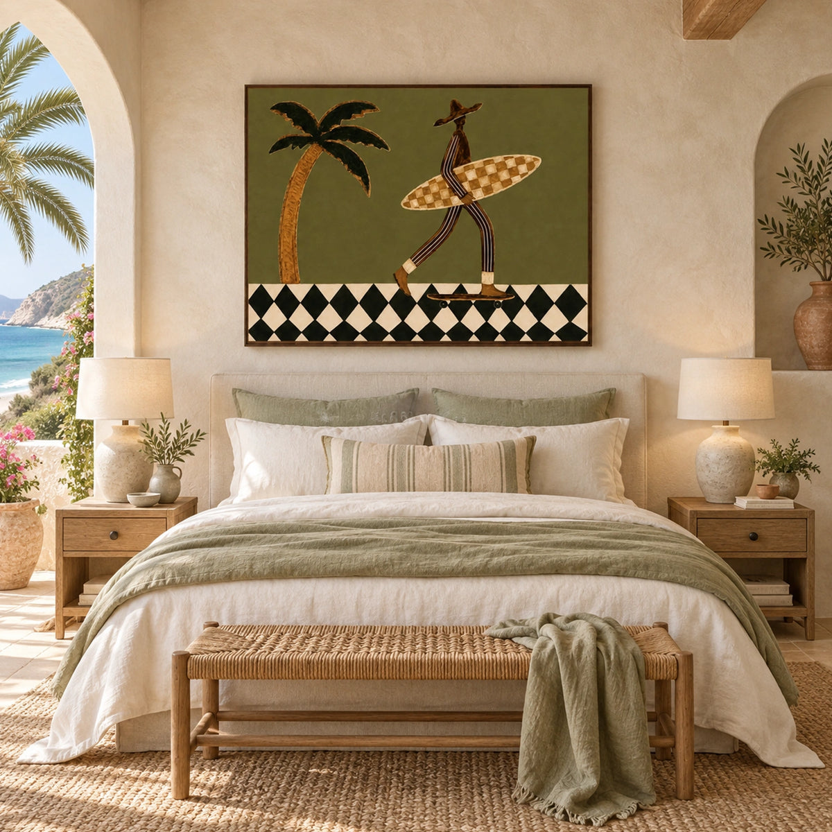 Abstract Portrait Wall Art #LA093