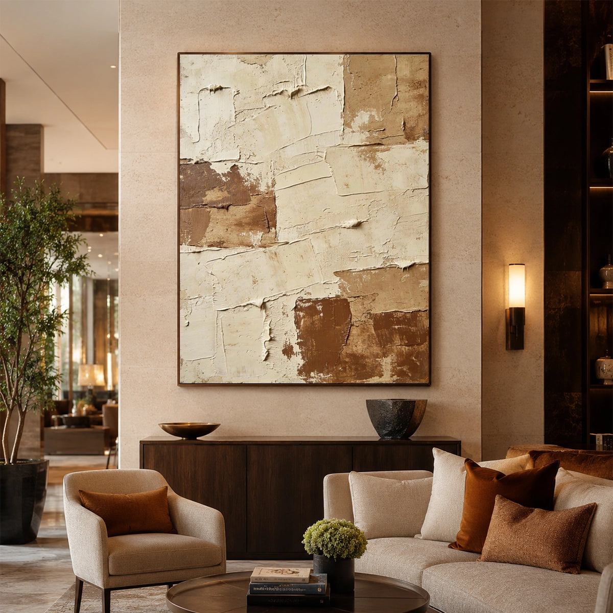 Abstract Textured Wall Art #VA373