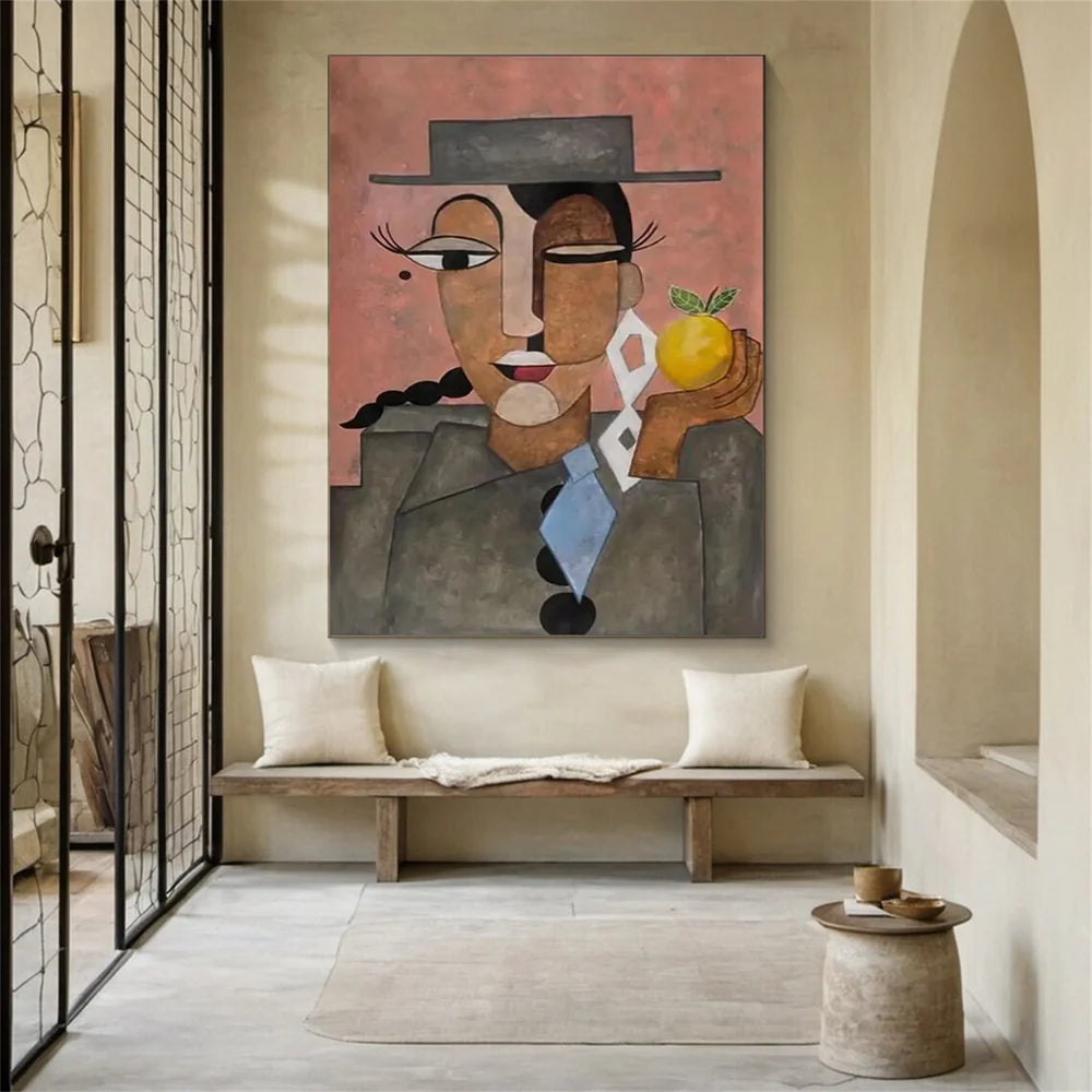 Colorful Abstract Portrait Wall Art # LA018