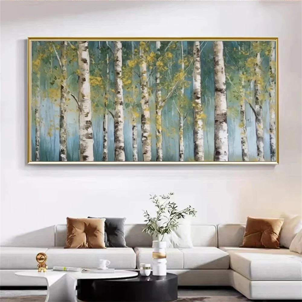 Abstract Flower And Tree Canvas Art #MF040