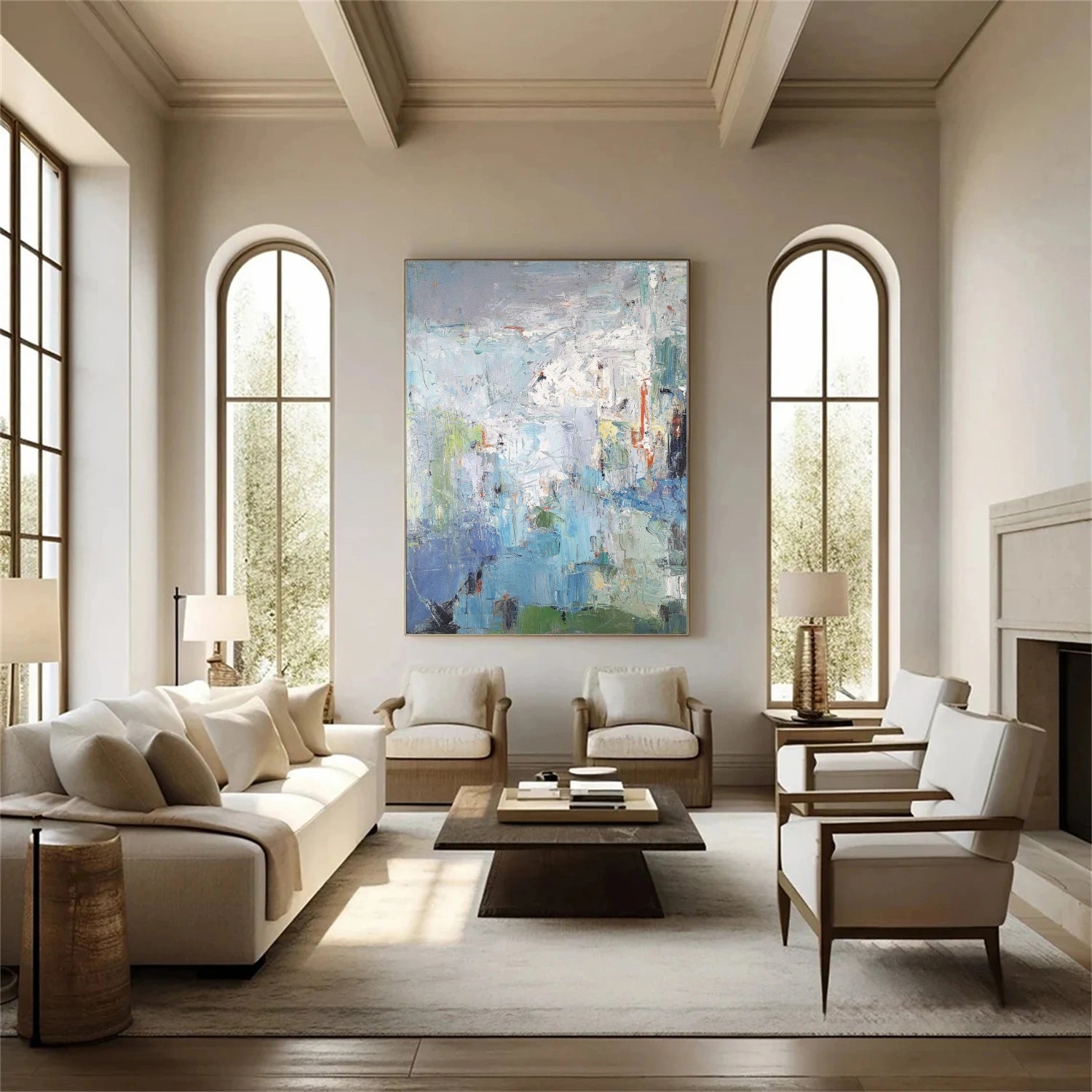 Abstract Textured Wall Art #VA167