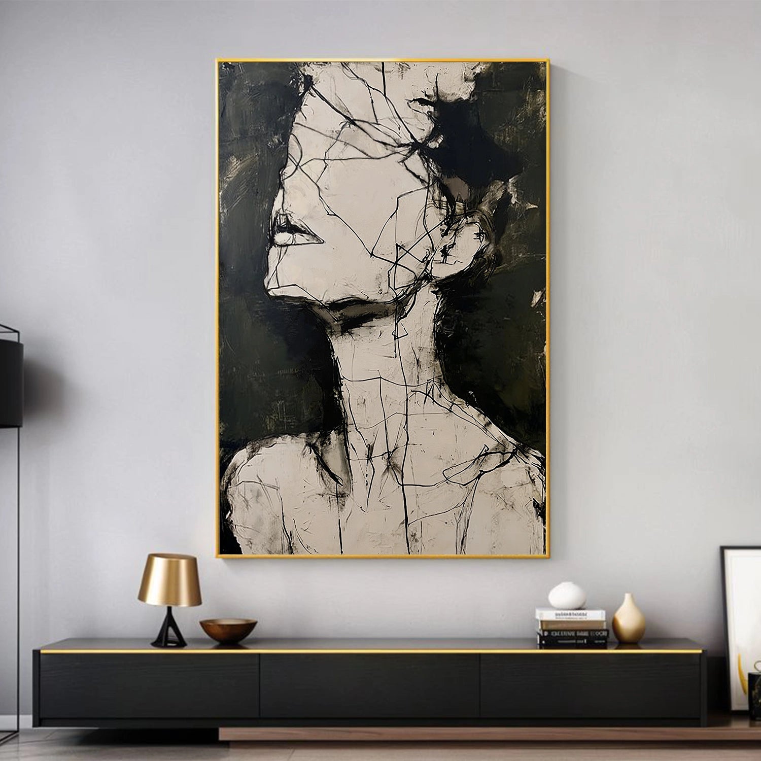 Abstract Portrait Wall Art #LA069