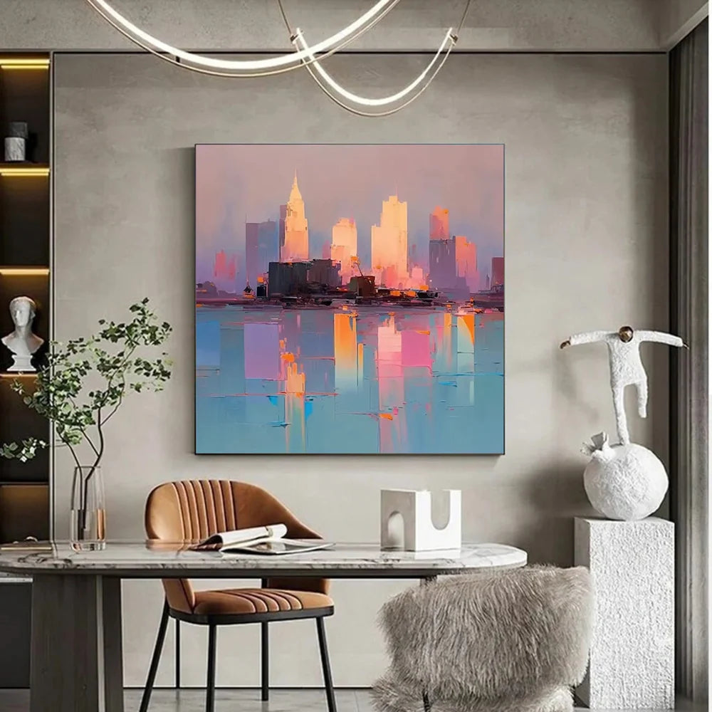 Abstract Urban Landscape Painting #UL006