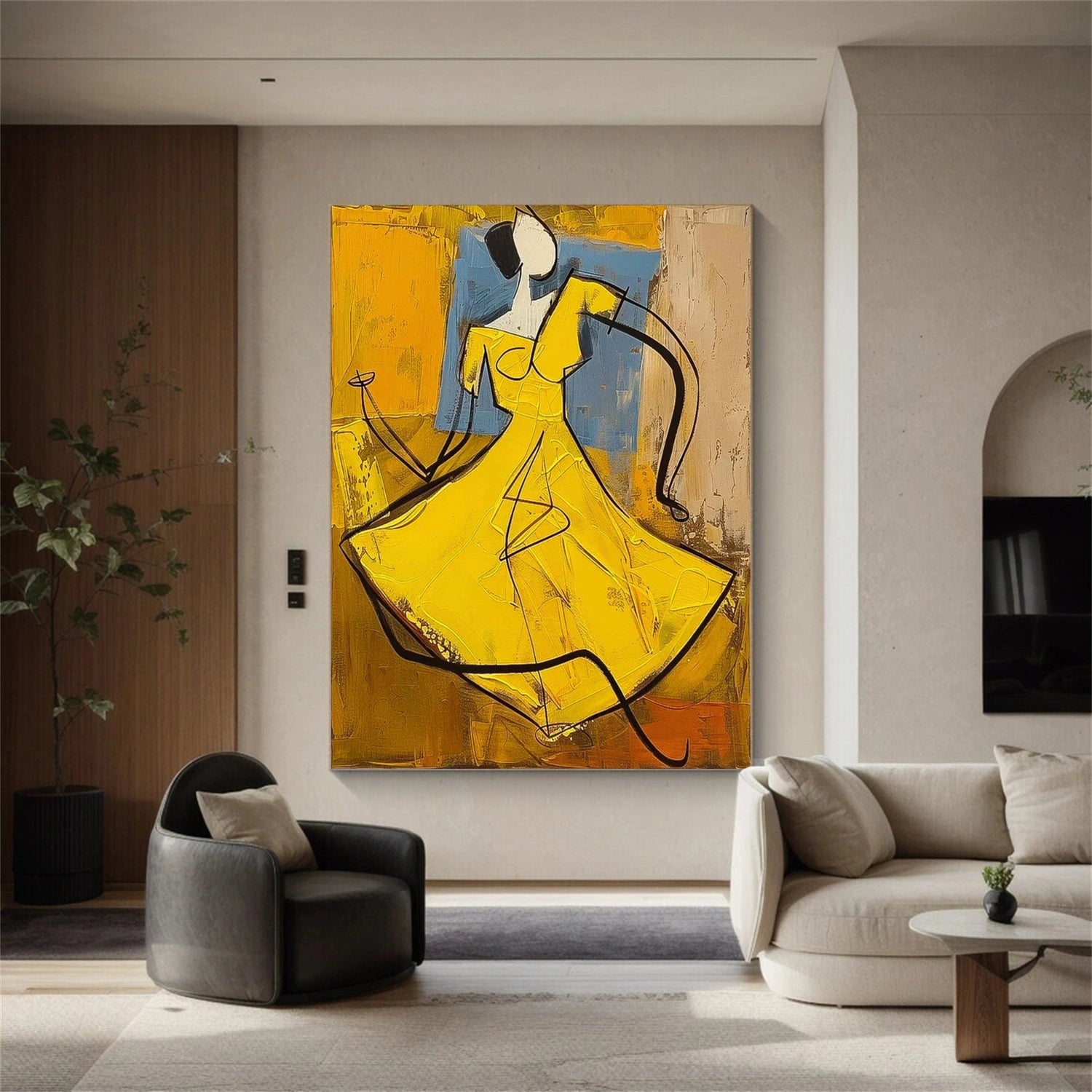 Abstract Portrait Wall Art # LA052