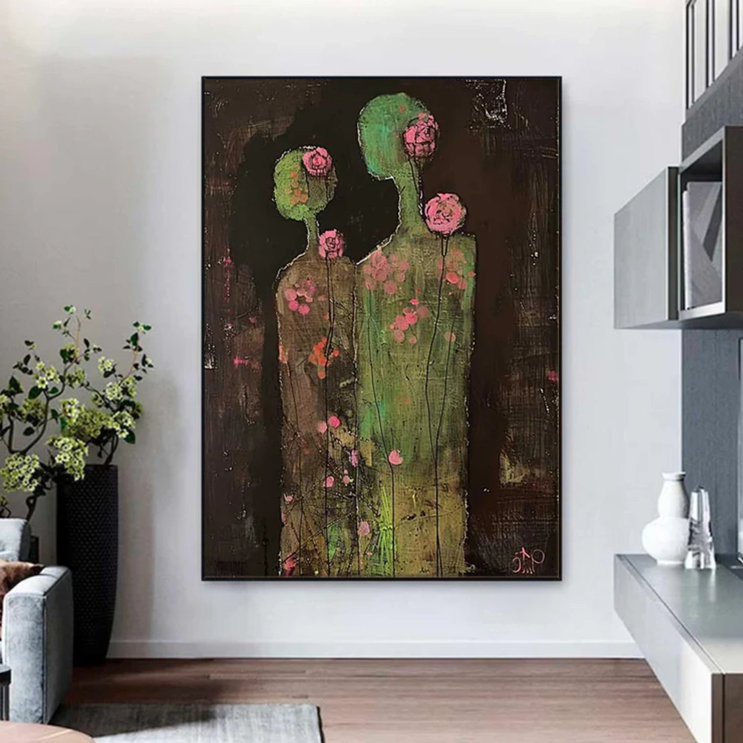 Abstract Portrait Wall Art # LA054