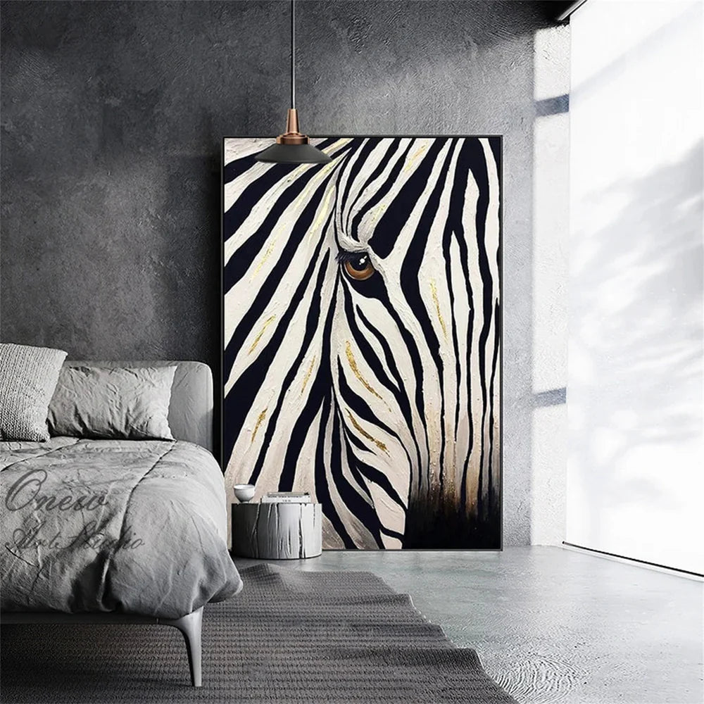 Abstract Animal Canvas Art #DW013