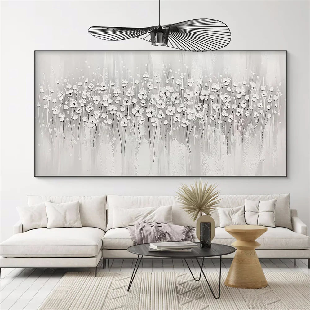 Minimalist Flower And Tree Canvas Art #MF073