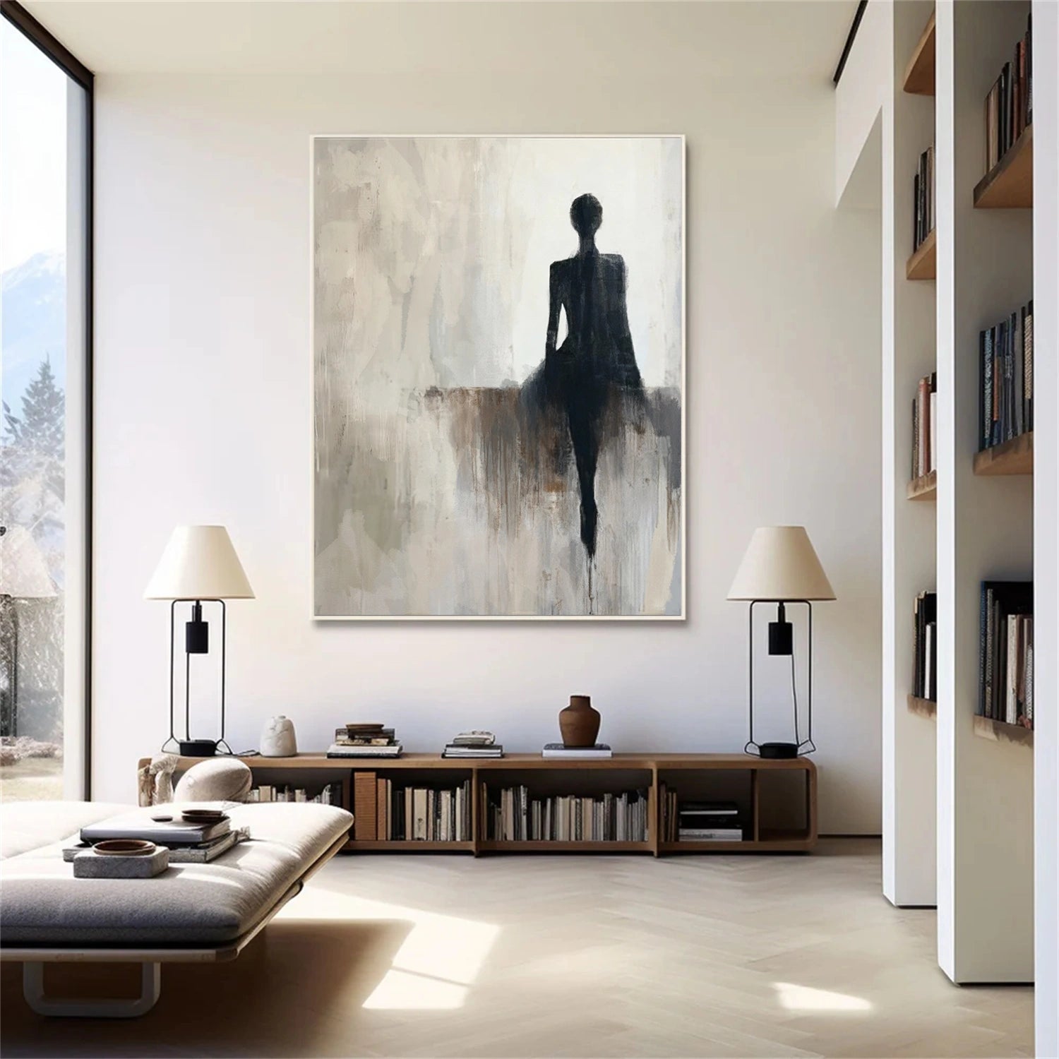 Contemporary Abstract Minimalist Wall Art #CM011