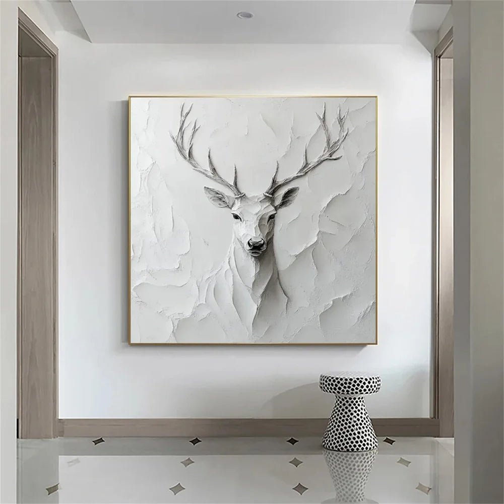 Abstract Animal Textured Canvas Art #DW056