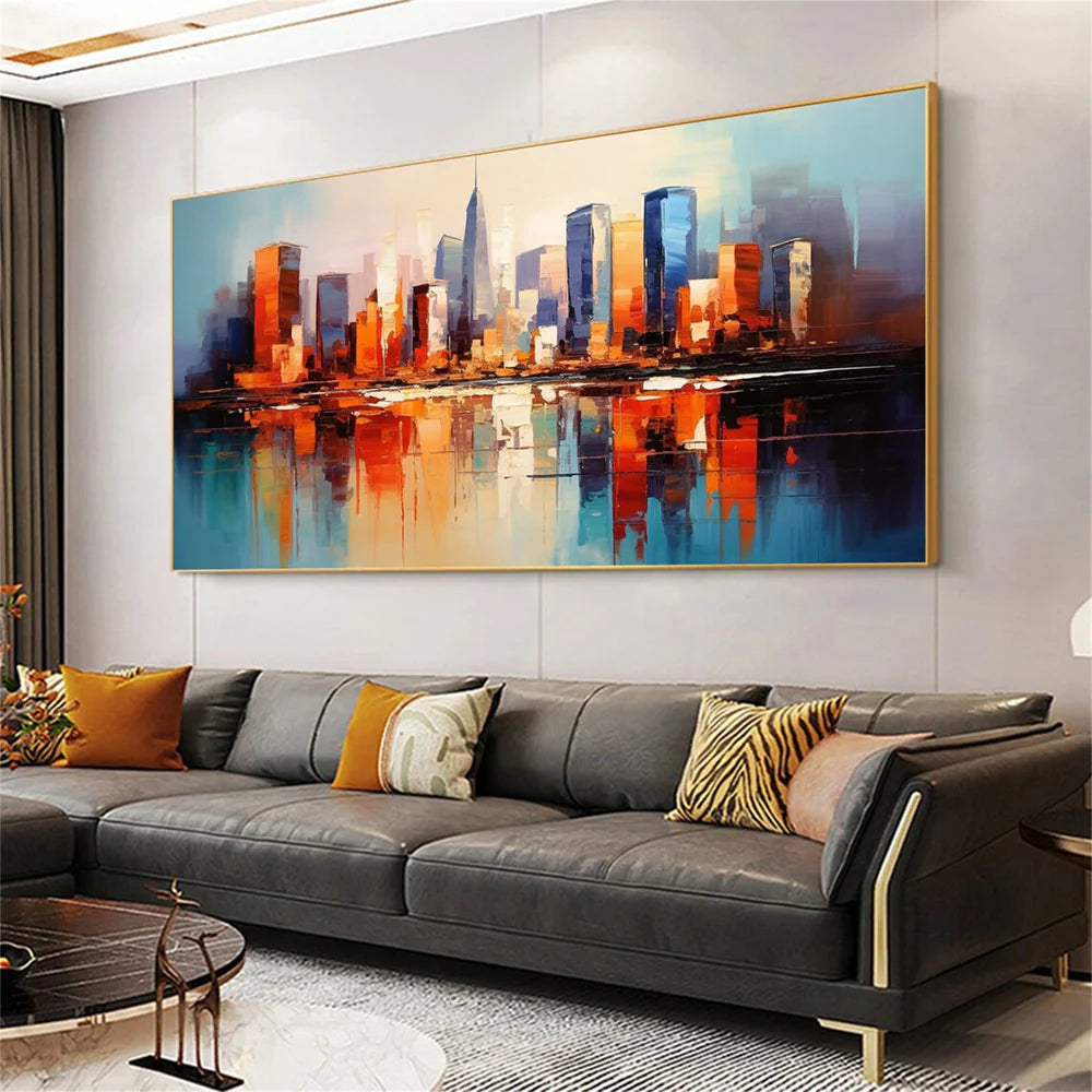 Abstract Urban Landscape Painting #UL013