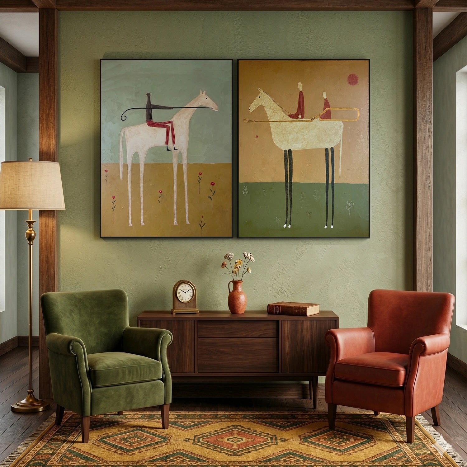 Americana Wall Art Set of 2 #AM081