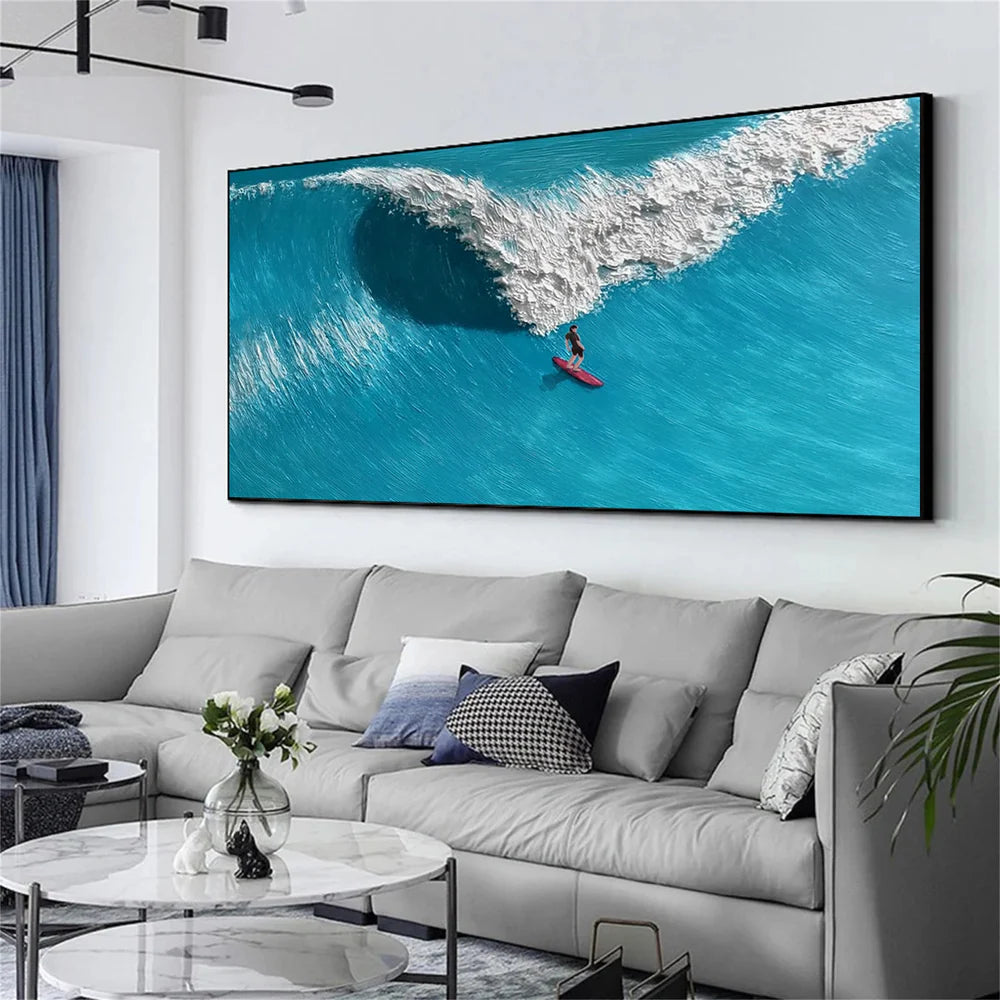 Surfing Sport Canvas Painting #PB021