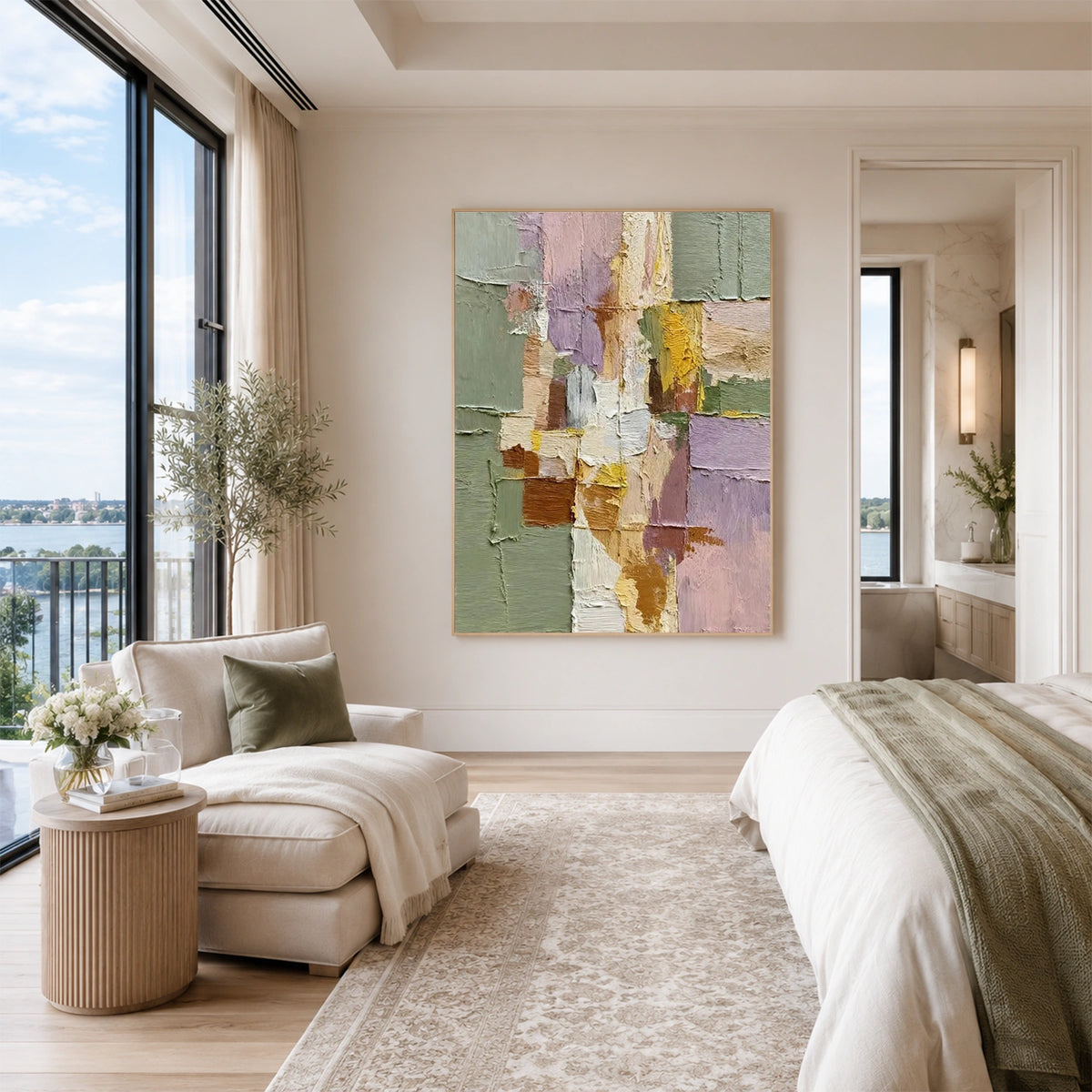 Abstract Textured Wall Art #VA381