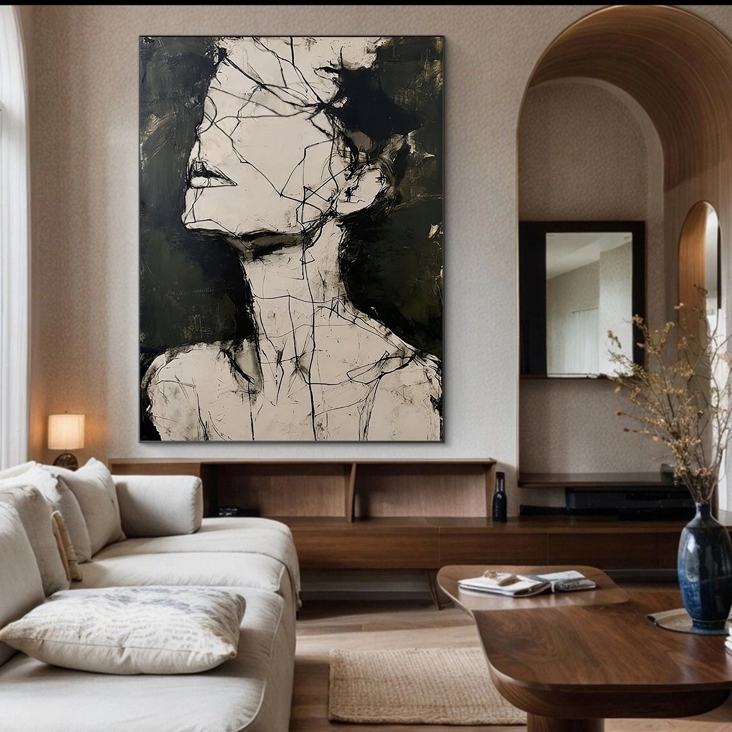 Abstract Portrait Wall Art #LA069