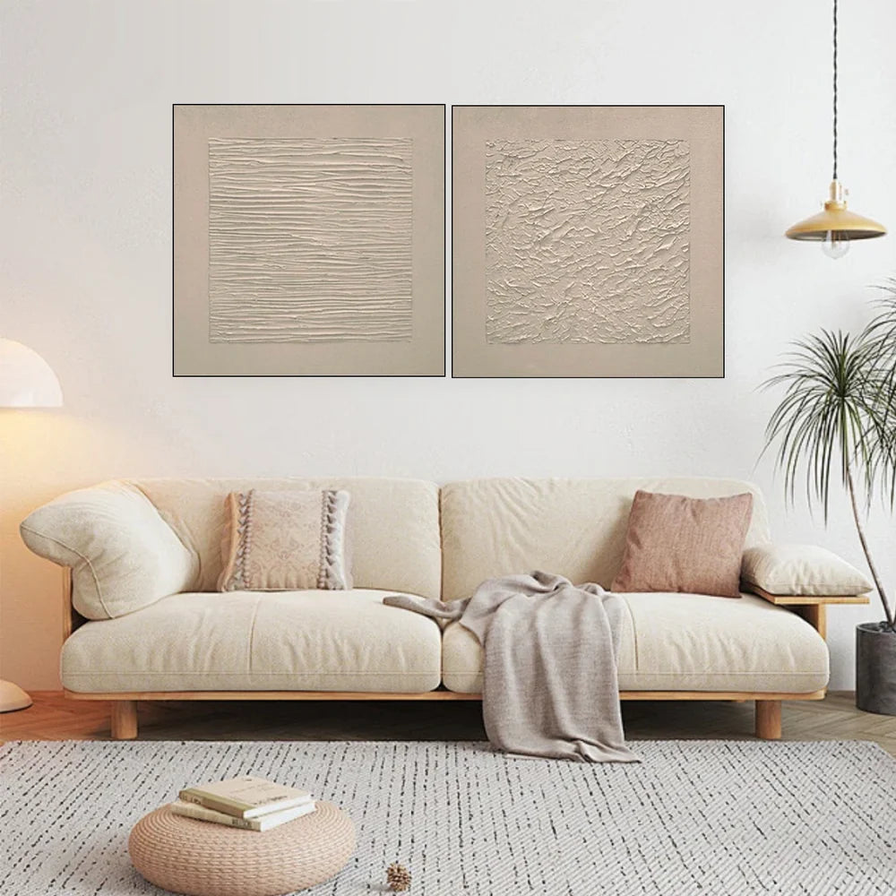 Wabi Sabi Textured Wall Art Set of 2 #VS016