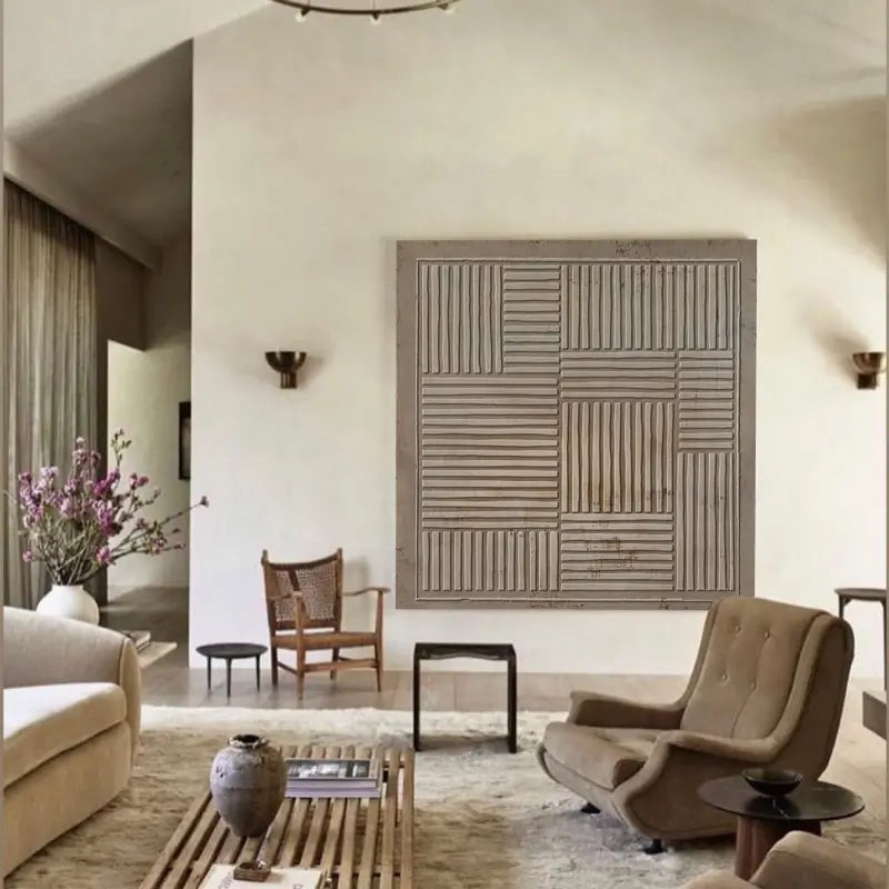Wabi Sabi Textured Wall Art #VS073