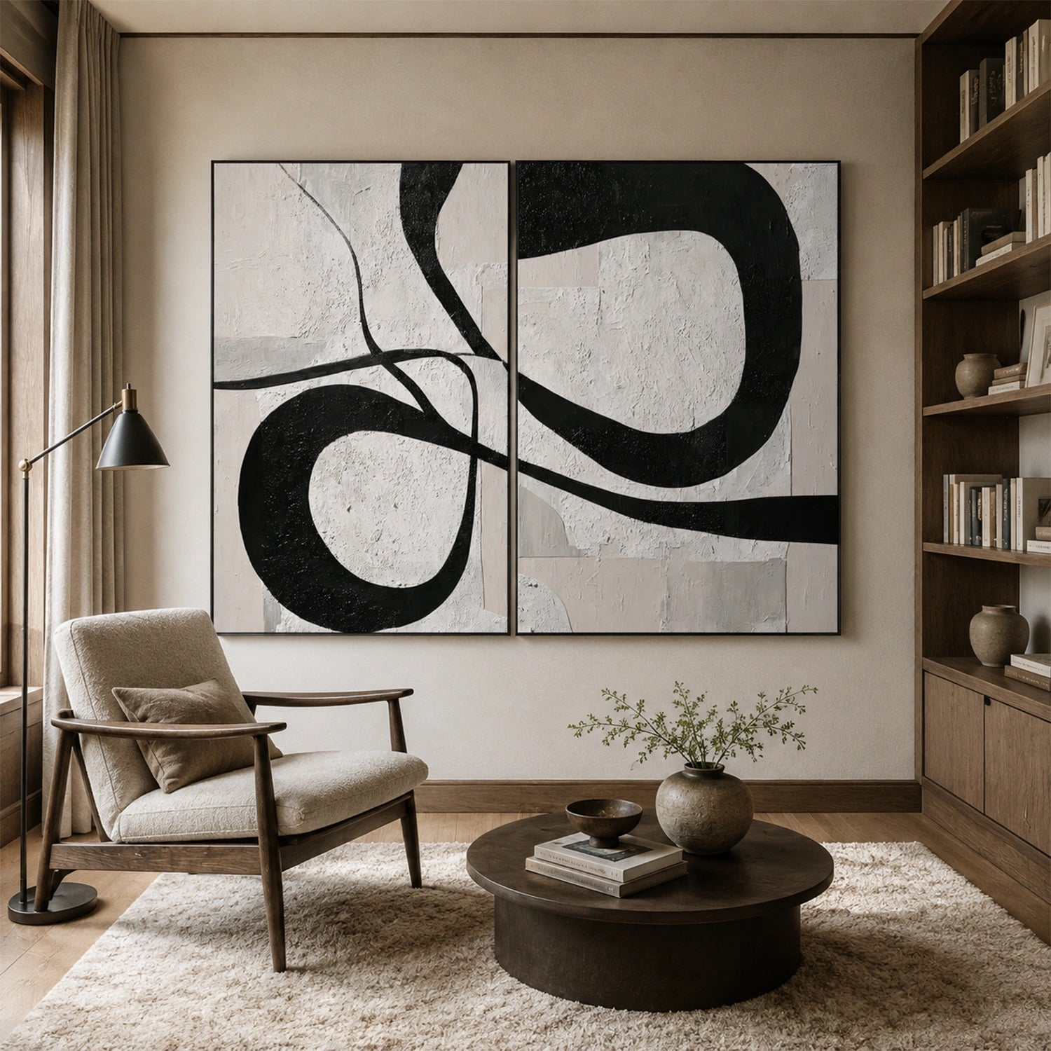 Wabi Sabi Wall Art Set of 2 #VS231
