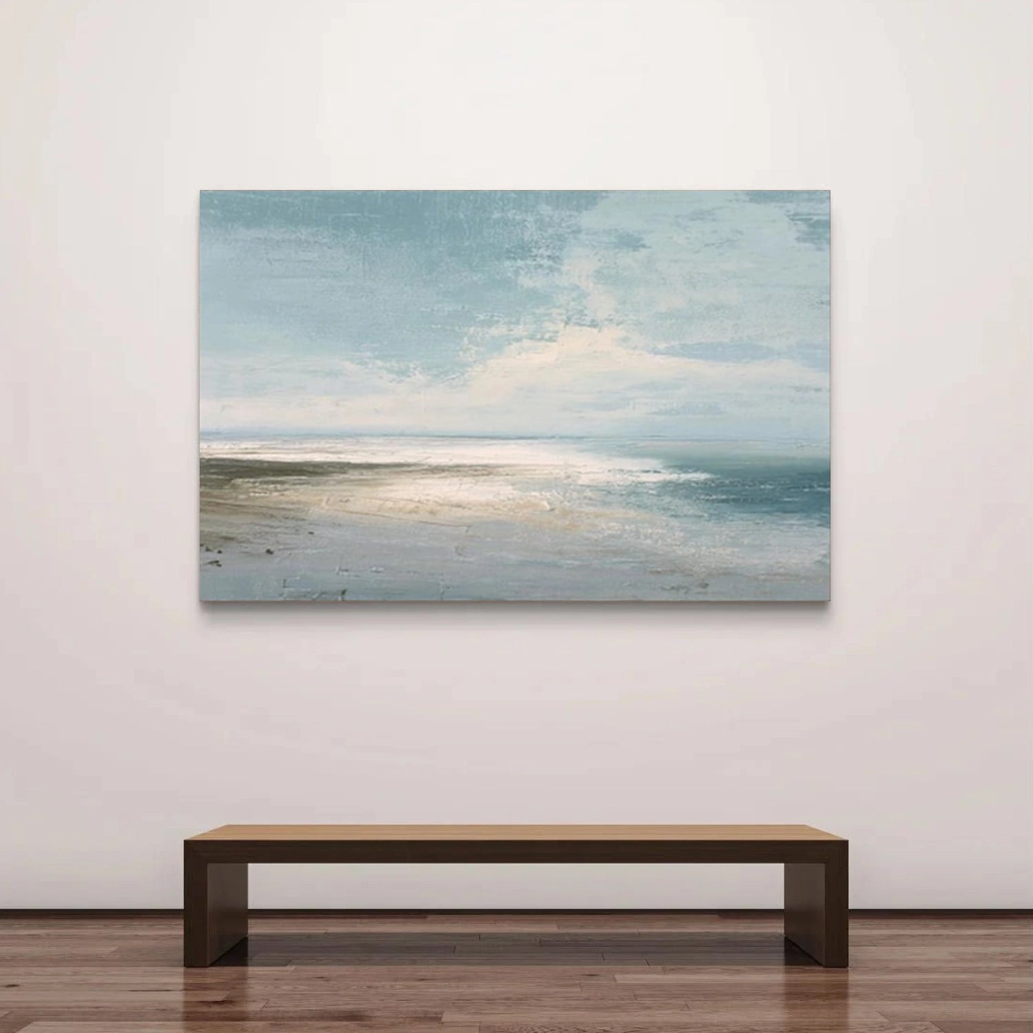 Abstract Ocean And Sky Canvas Art #OC139