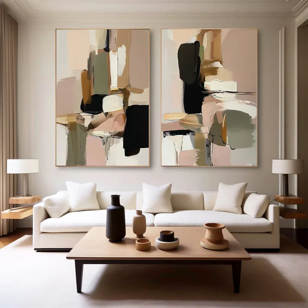 Abstract Wall Art Set of 2 #VA028