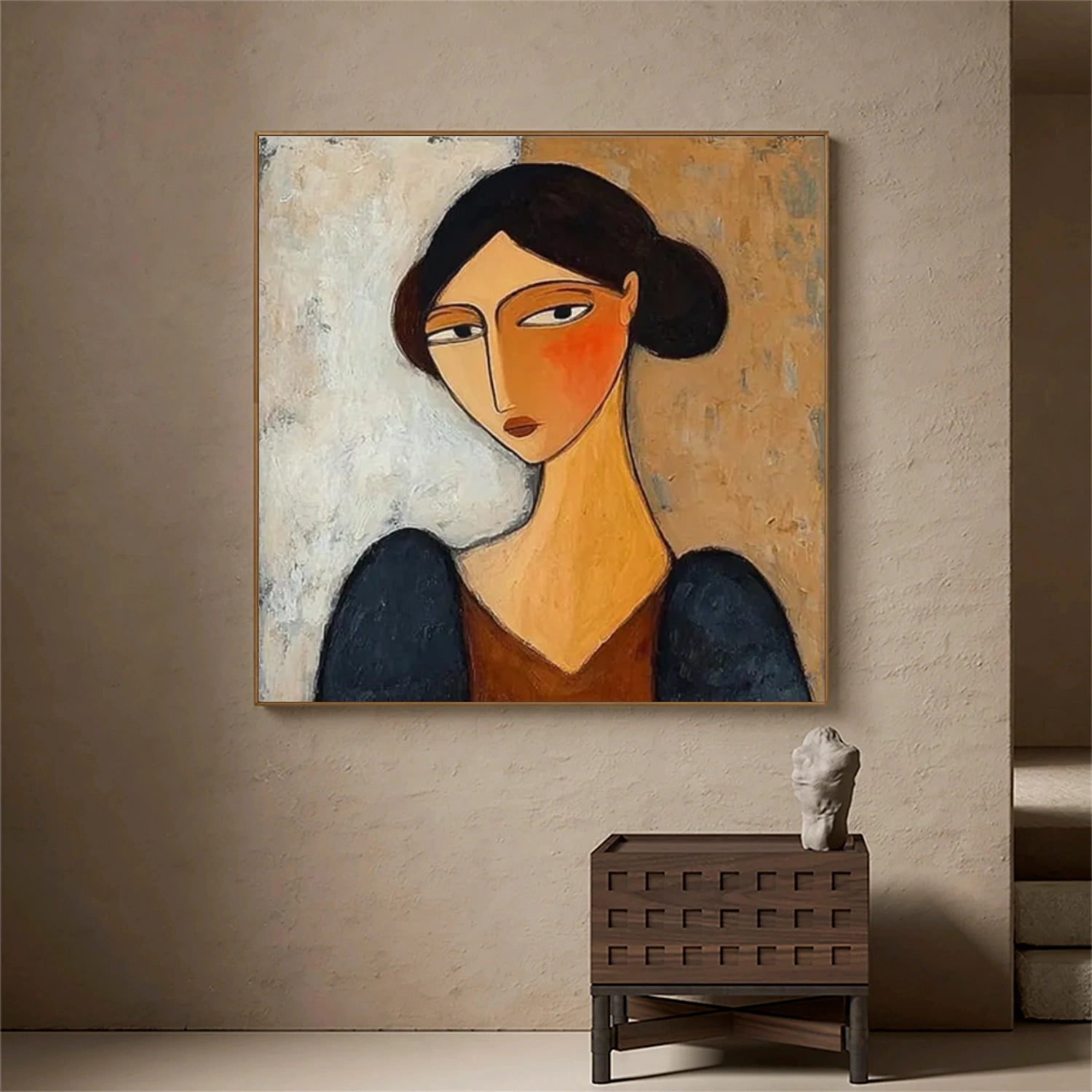 Abstract Portrait Wall Art # LA035