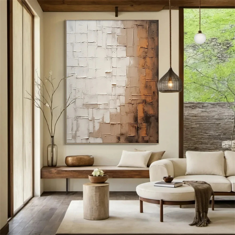 Wabi Sabi Textured Wall Art #VS058