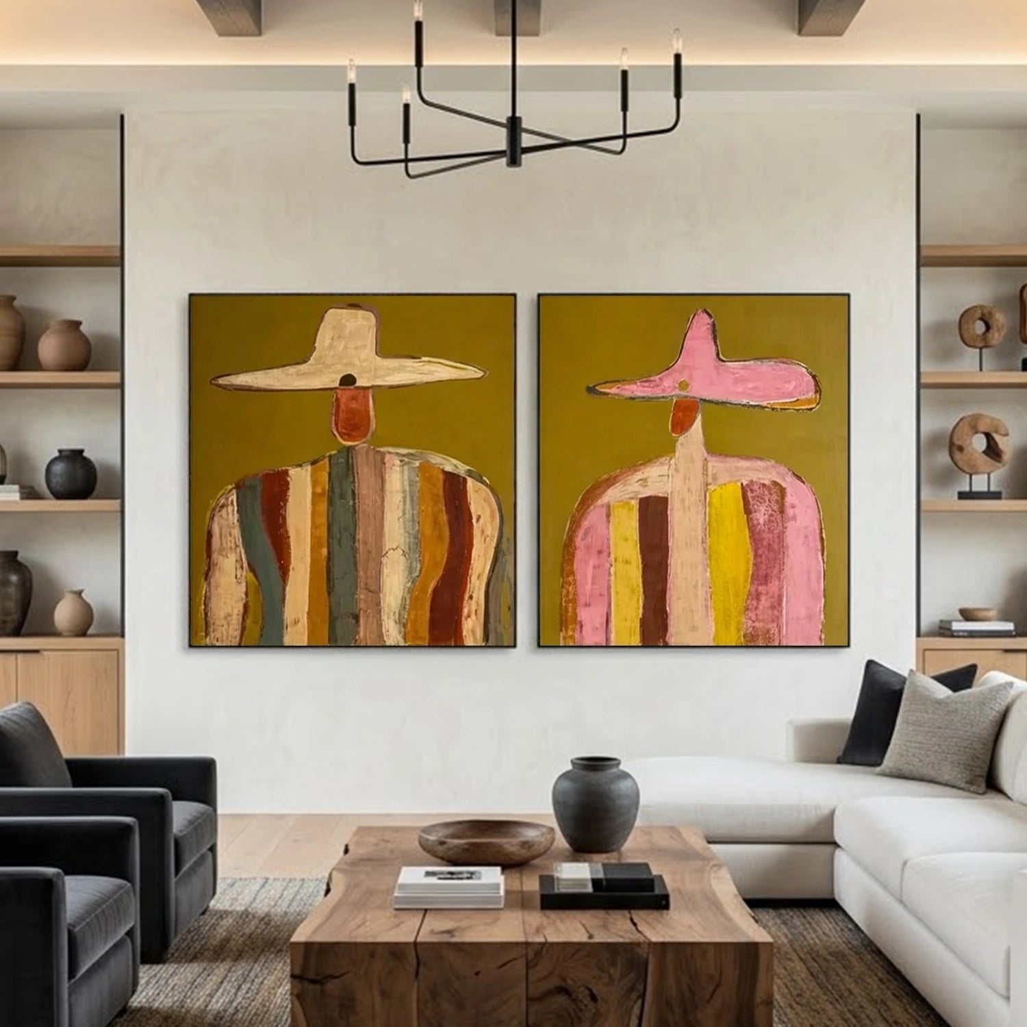 Americana Wall Art Square Set of 2 #AM086