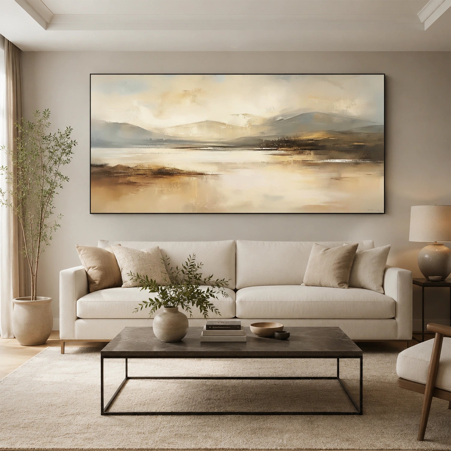 Abstract Mountain Canvas Art #BT102