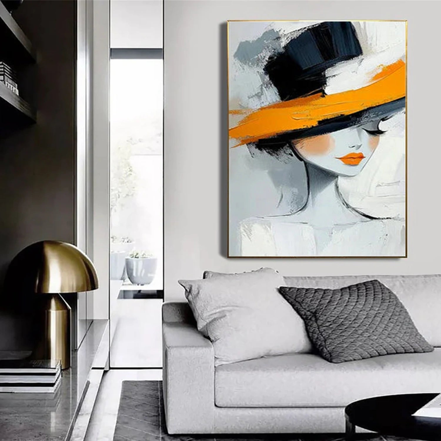 Abstract Portrait Wall Art # LA047