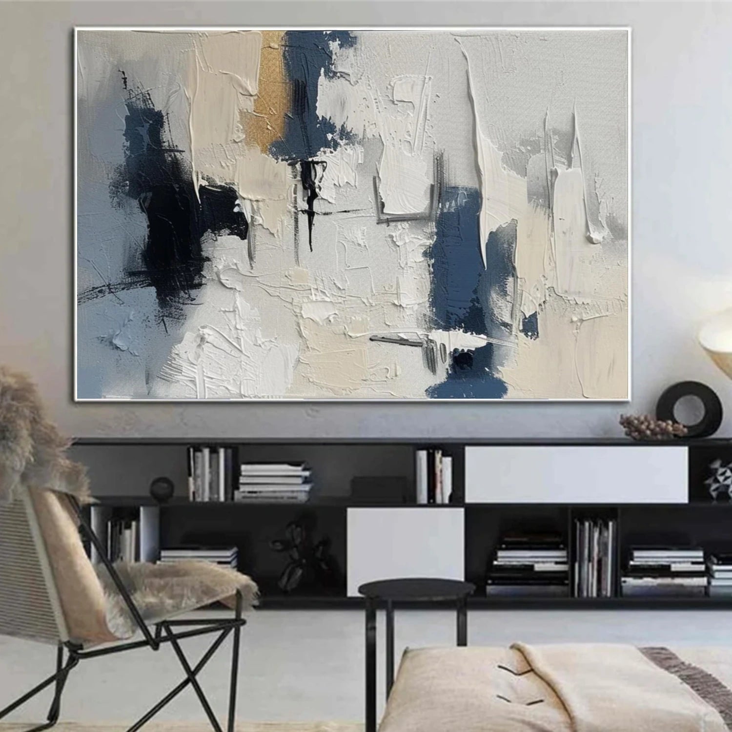 Abstract Textured Wall Art #VA181