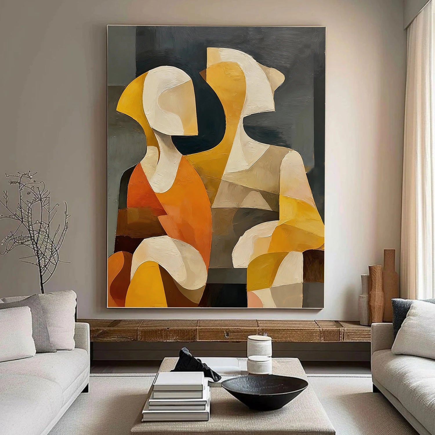 Abstract Portrait Wall Art # LA039