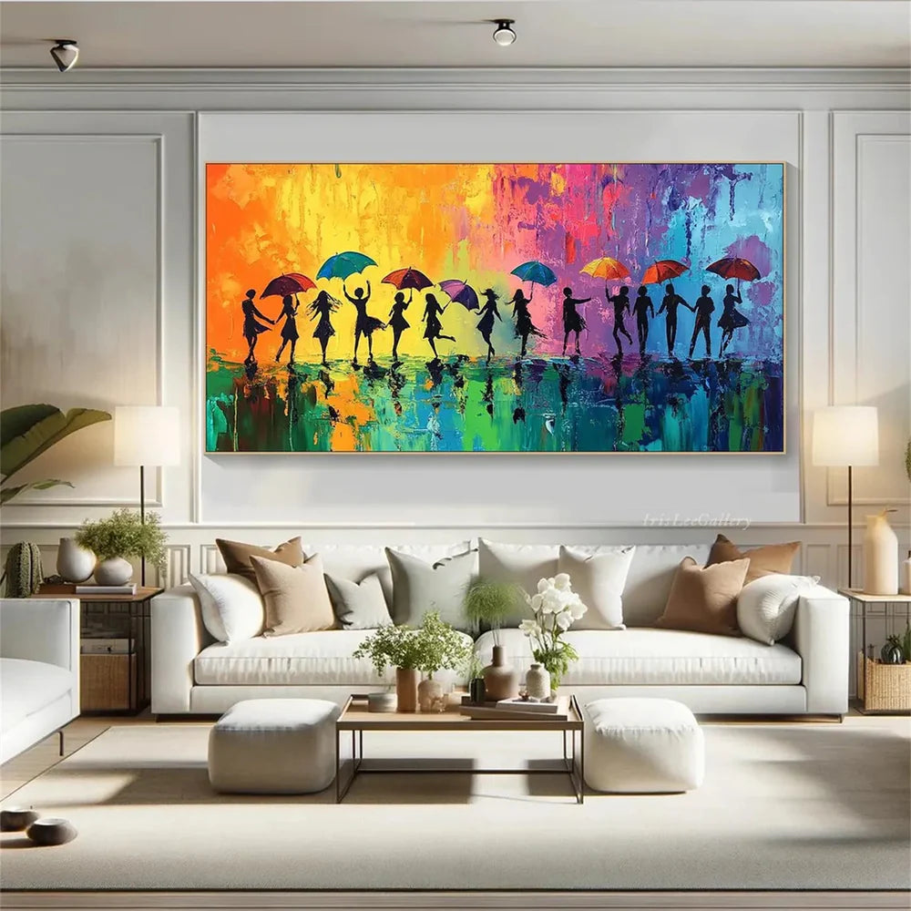 Colorful Abstract Portrait Wall Art # LA015