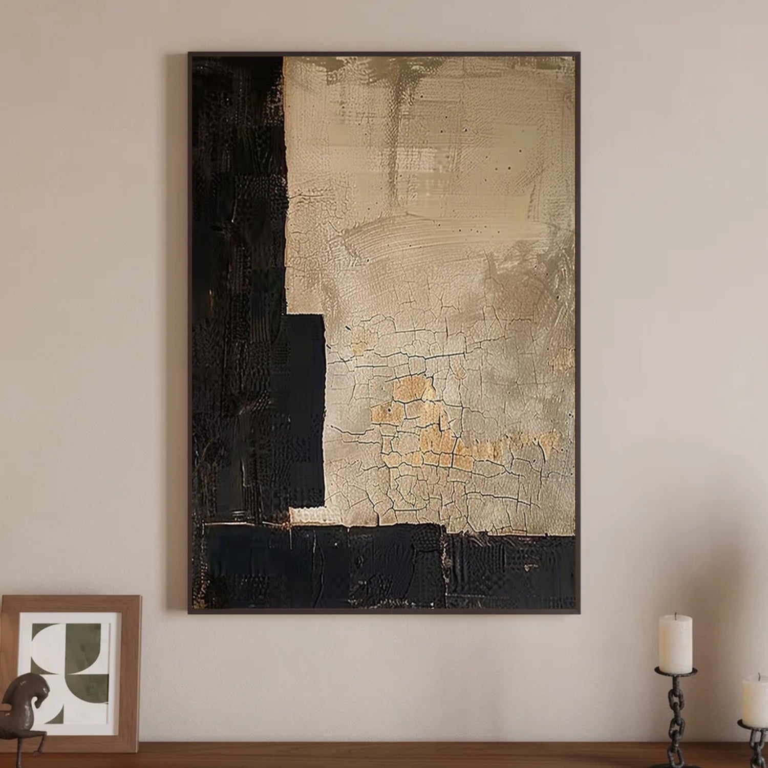Wabi Sabi Textured Wall Art #VS098