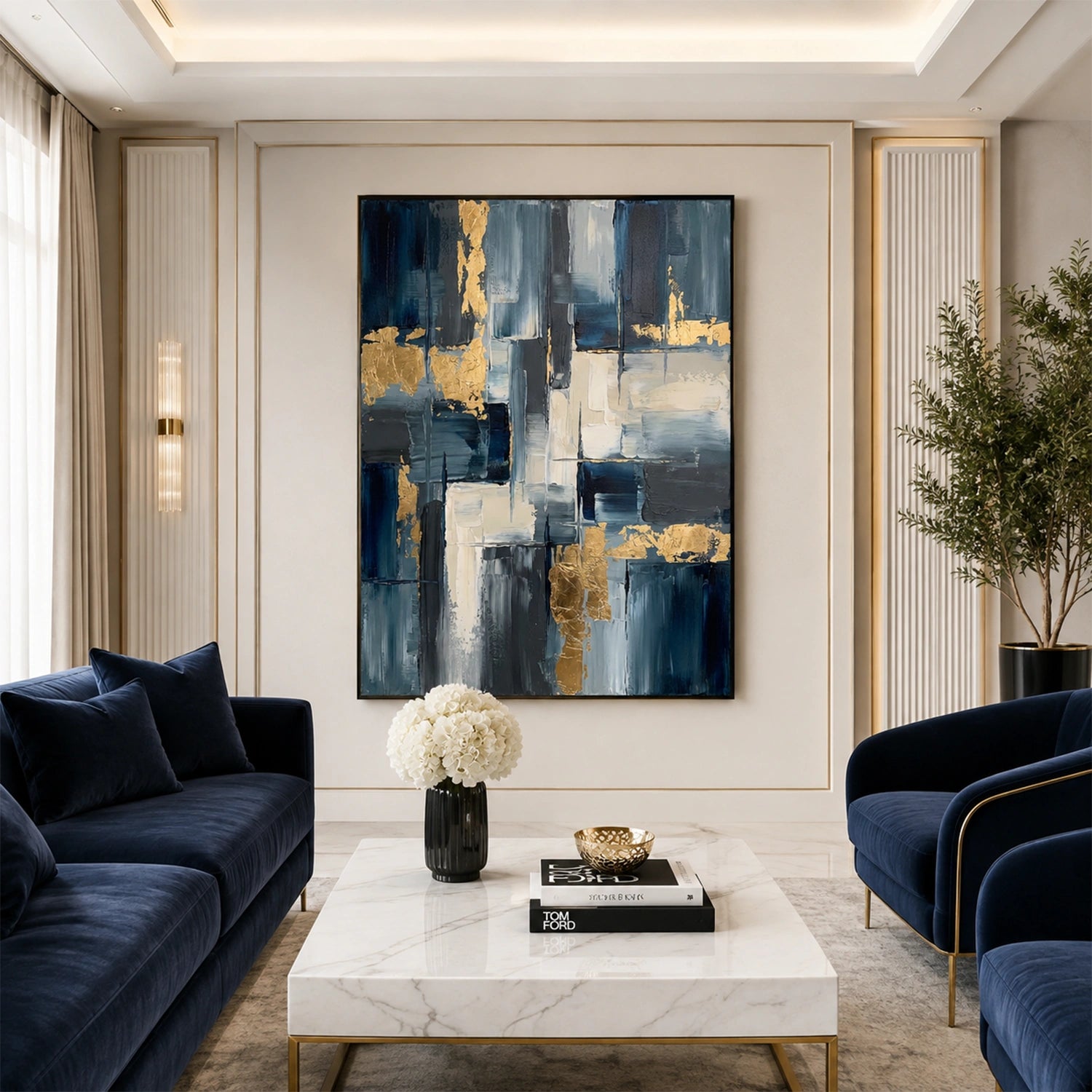 Abstract Textured Wall Art #VA313