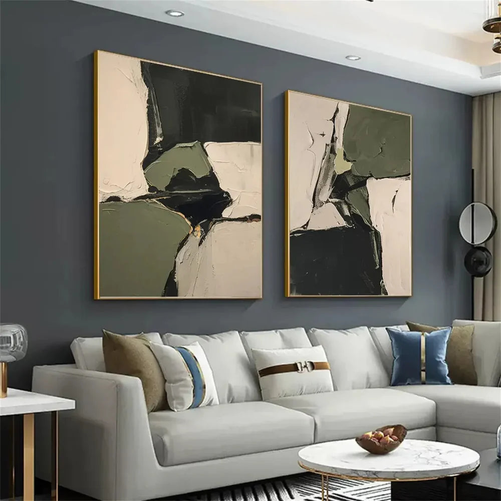Abstract Textured Wall Art Set of 2 #VA076
